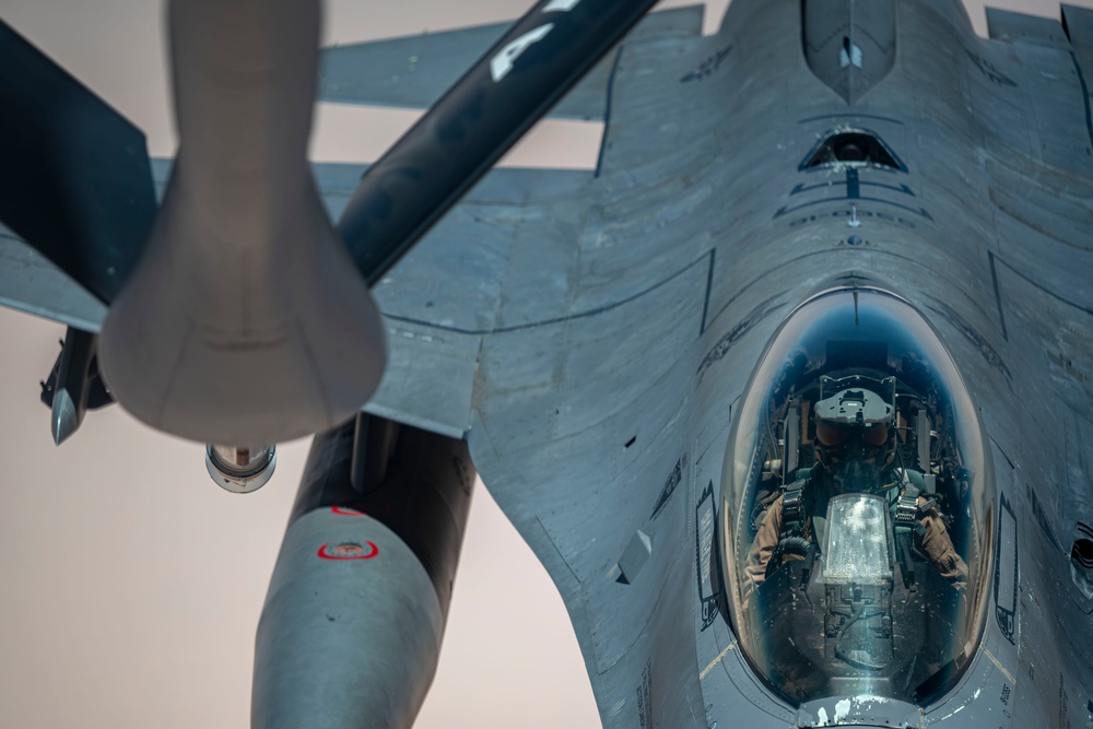 Air superiority maintained by Fighting Falcons