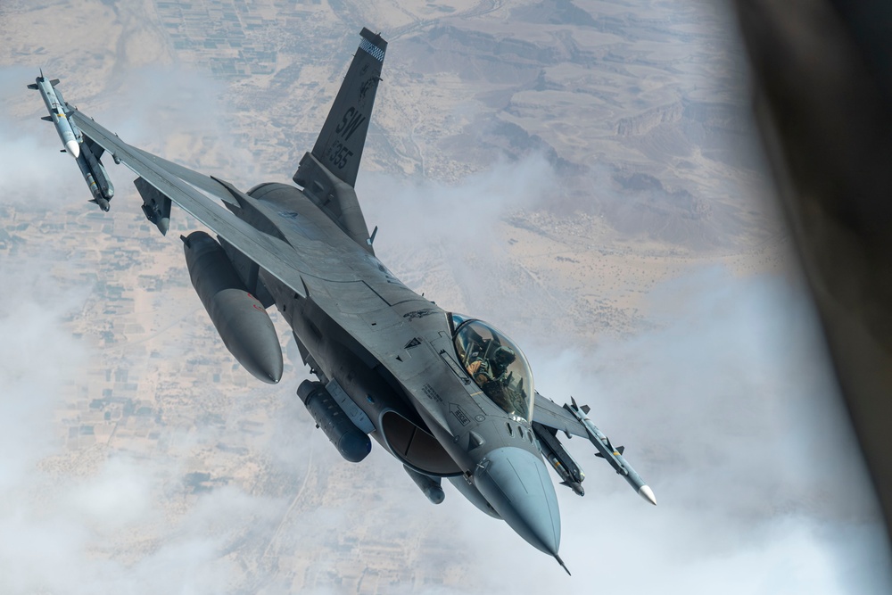 Air superiority maintained by Fighting Falcons
