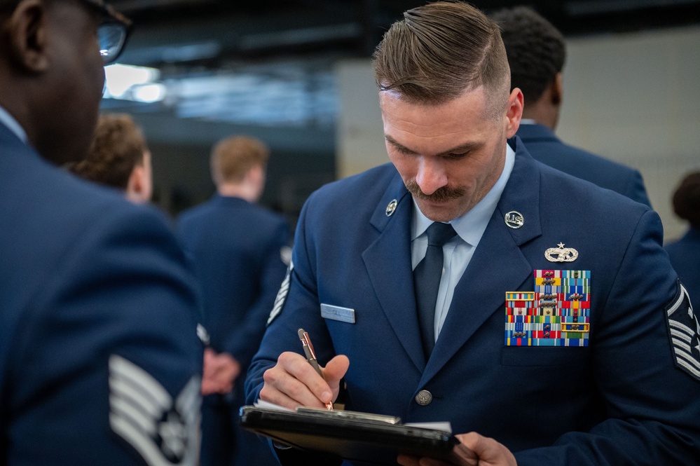 87th Wing Staff Agencies Uniform Inspection