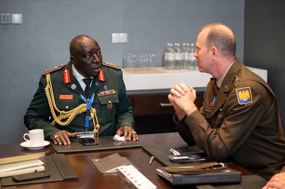 National Guard leaders engage with African leaders during African Chiefs of Defense Conference 2025