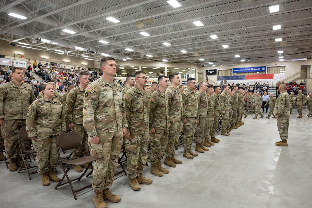 Marshall, Minnesota-based unit prepares for deployment