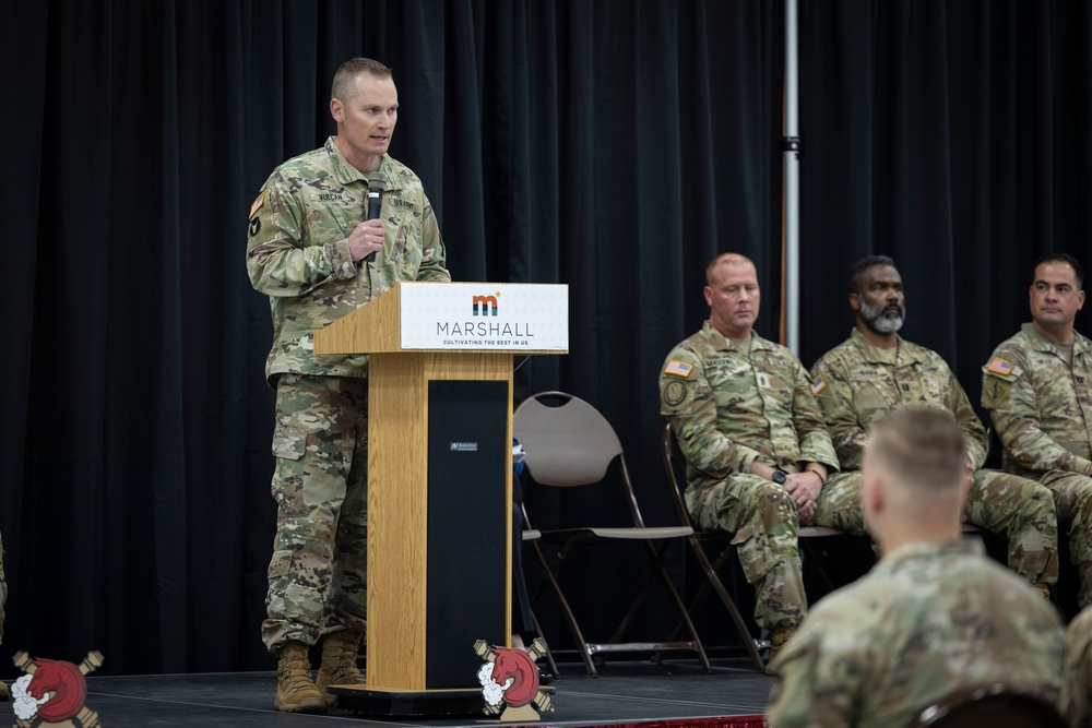 Marshall, Minnesota-based unit prepares for deployment