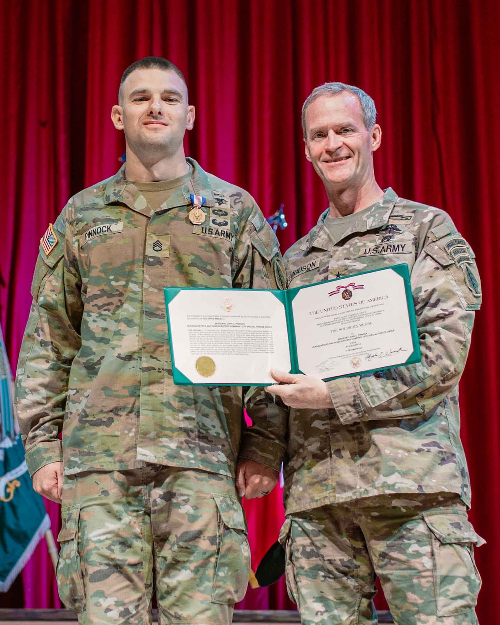 10th SFG(A) Soldier's Medal Award Ceremony