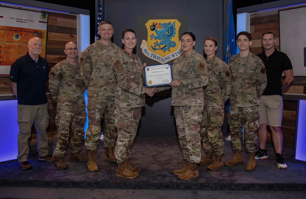 Keesler Warrior of the Week: A1C Kurstyn Canida