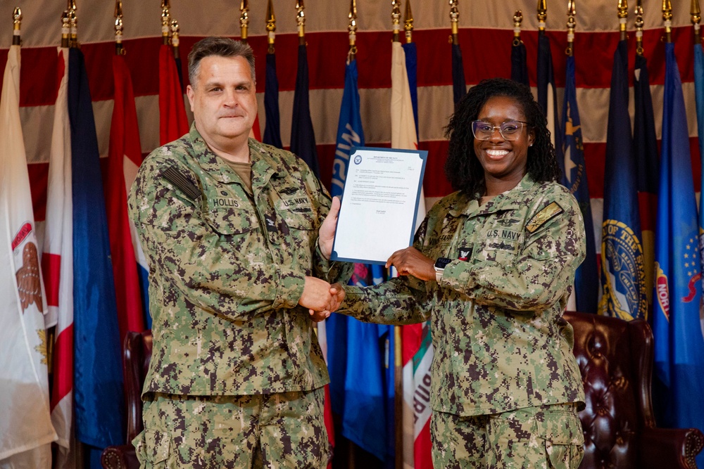 Navy Medicine Readiness and Training Command and Expeditionary Medical Facility Juliet Sailors Frocked