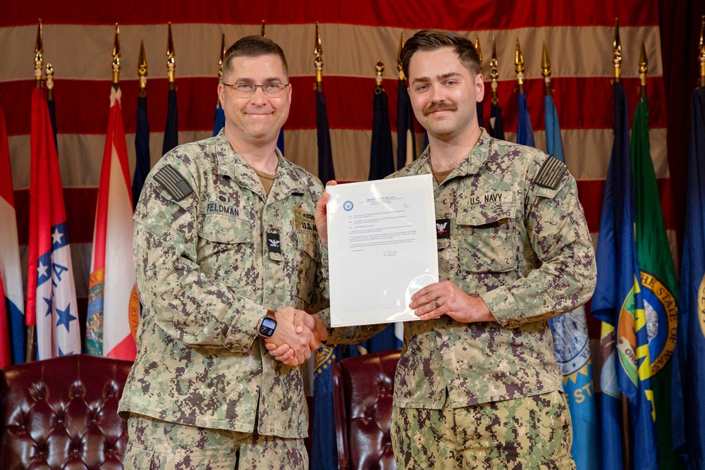 Navy Medicine Readiness and Training Command and Expeditionary Medical Facility Juliet Sailors Frocked
