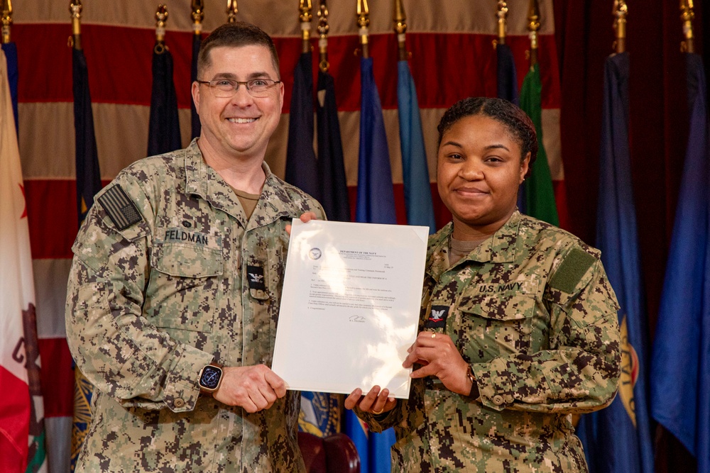 Navy Medicine Readiness and Training Command and Expeditionary Medical Facility Juliet Sailors Frocked