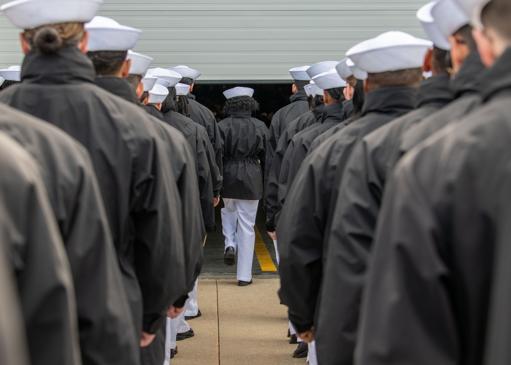 Pass-In-Review At Recruit Training Command