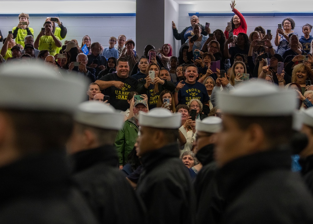 Pass-In-Review At Recruit Training Command