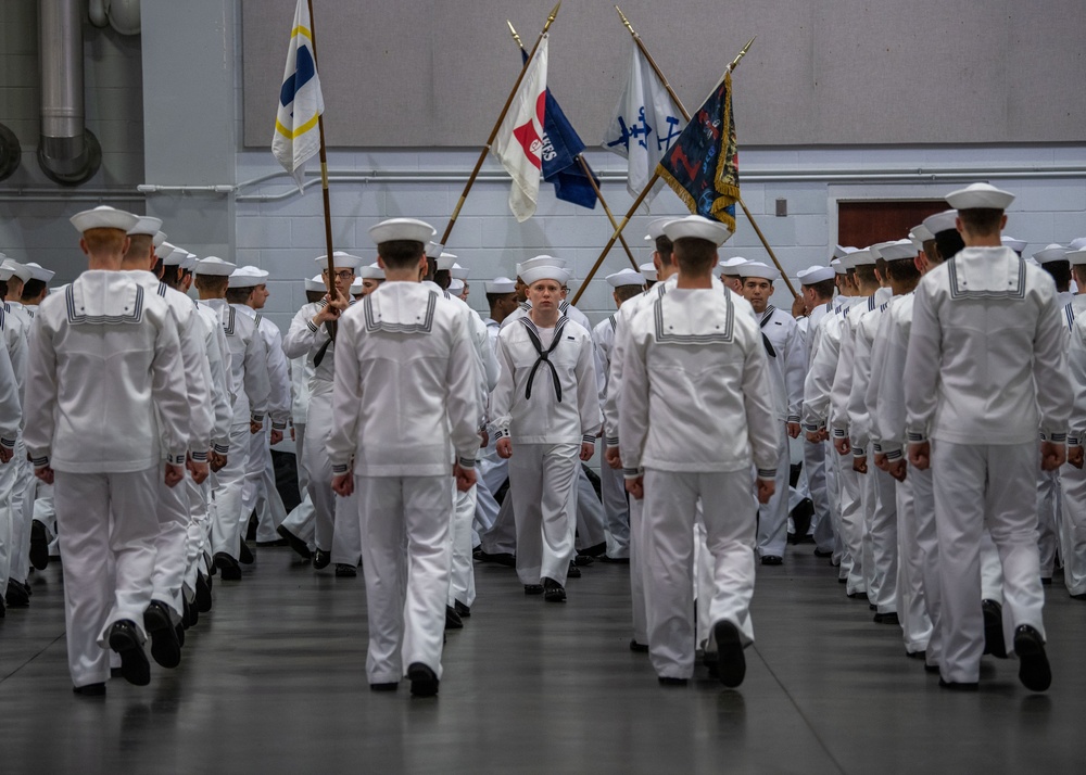 Pass-In-Review At Recruit Training Command