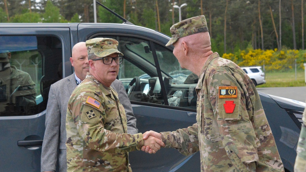 Wilson visits Balli Airfield