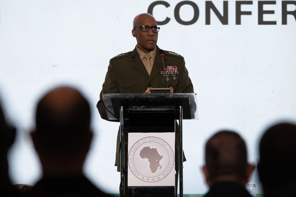 General Langely gives closing remarks at African Chiefs of Defense Conference 2025