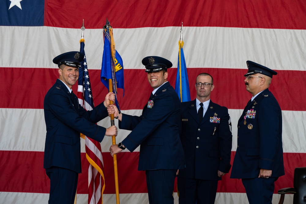 7 OG change of command ceremony