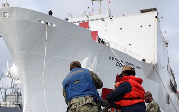USNS Comfort Departs Norfolk in Support of Continuing Promise 2025