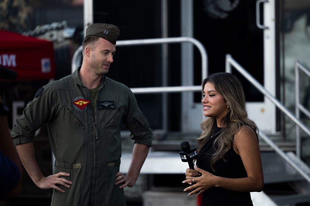 U.S. Marines support the 2025 Coca-Cola 600