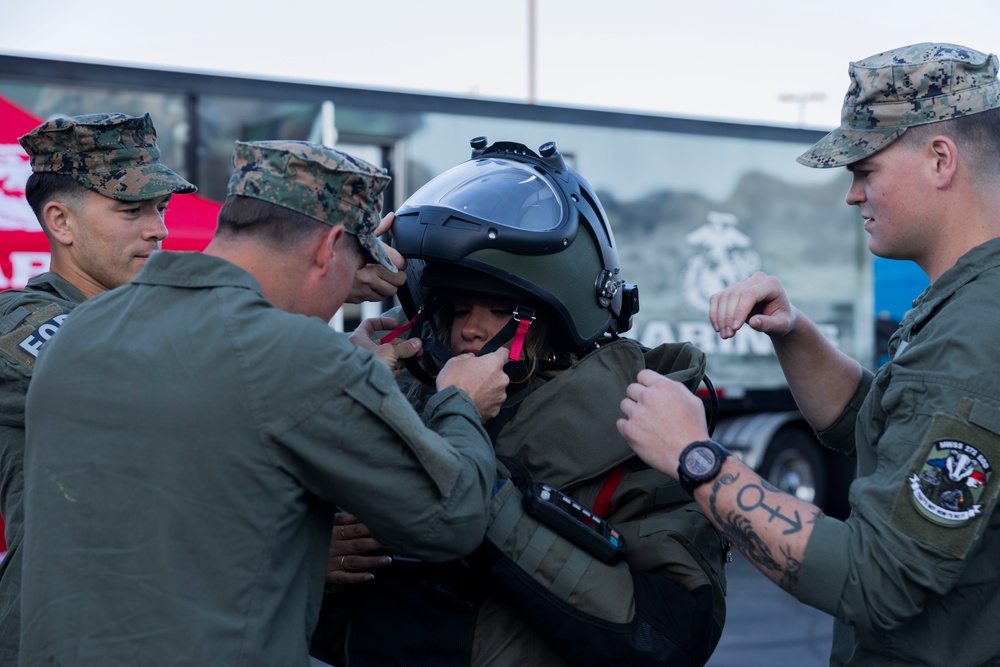 U.S. Marines support the 2025 Coca-Cola 600