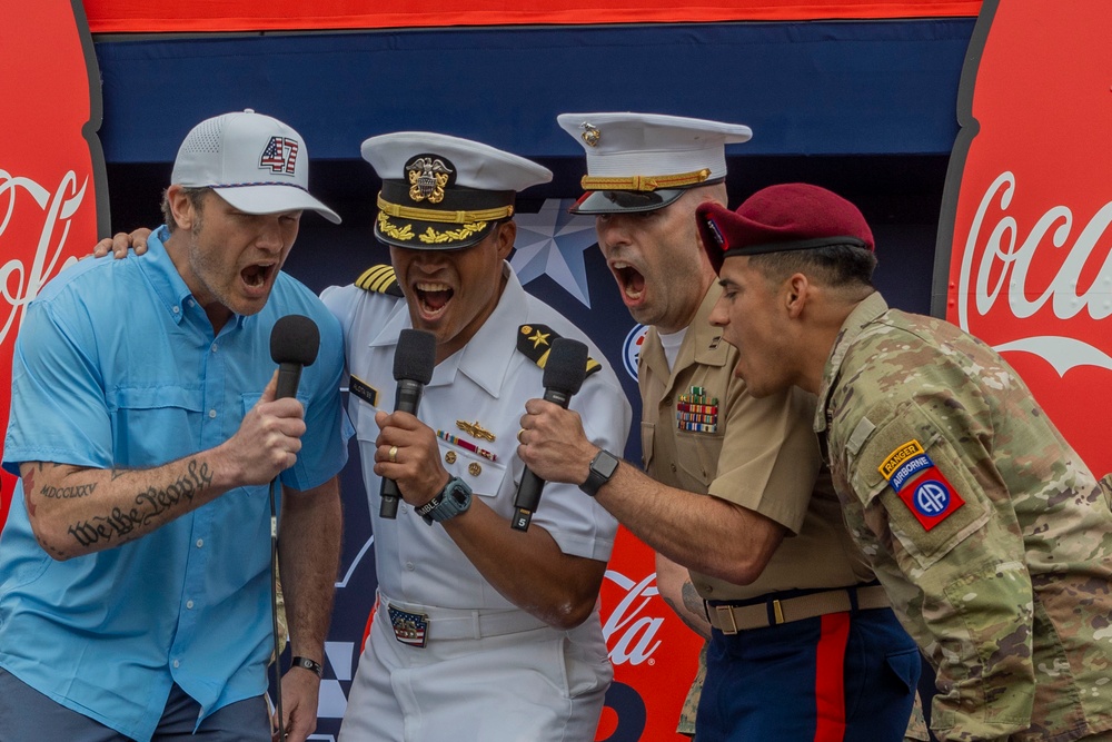 U.S. Marines support the 2025 Coca-Cola 600