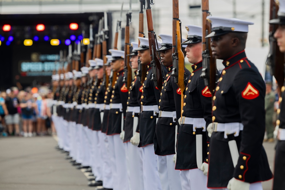 U.S. Marines support the 2025 Coca-Cola 600