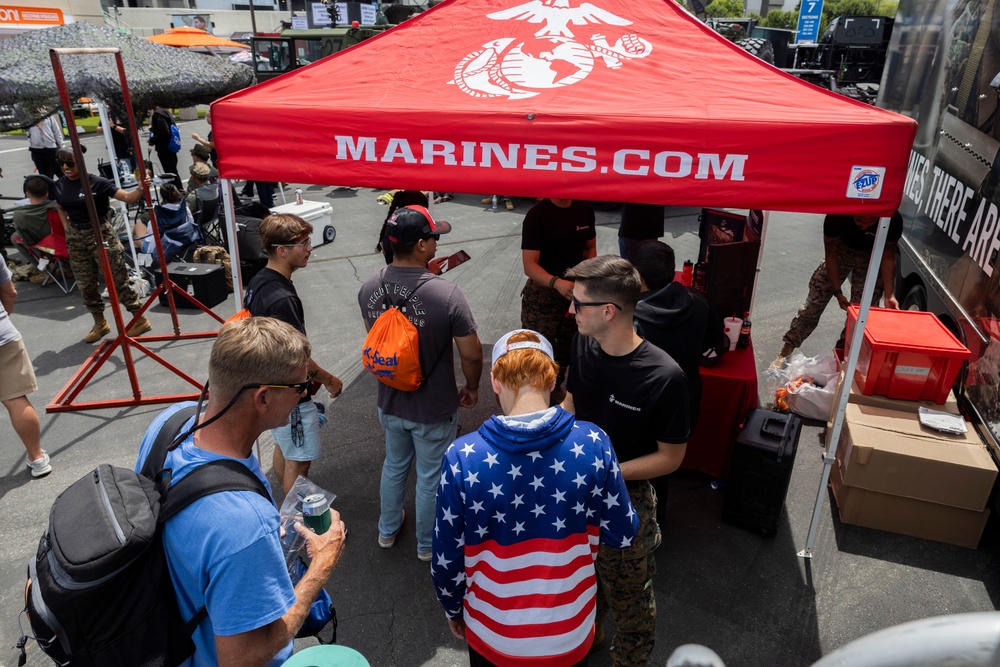 U.S. Marines support the 2025 Coca-Cola 600