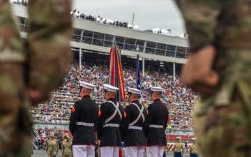 U.S. Marines support the 2025 Coca-Cola 600