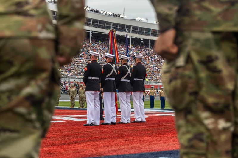 U.S. Marines support the 2025 Coca-Cola 600