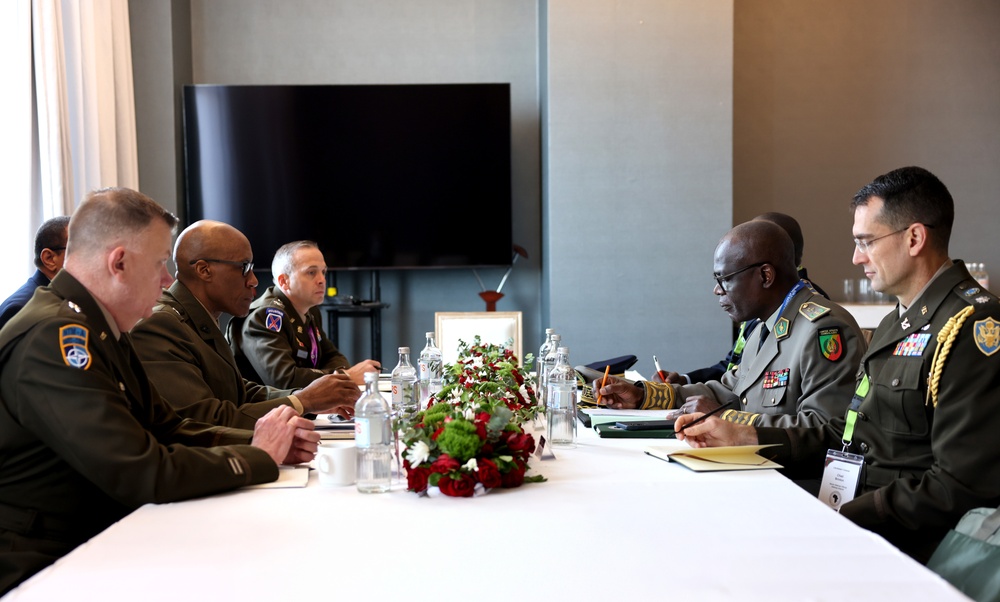 Gen. Langley conducts a bilateral engagement with Republic of Congo during ACHOD
