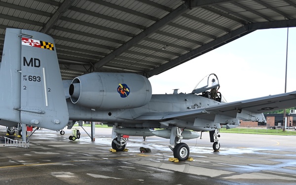 Maryland Air National Guard transfers two A-10C Thunderbolt II aircraft