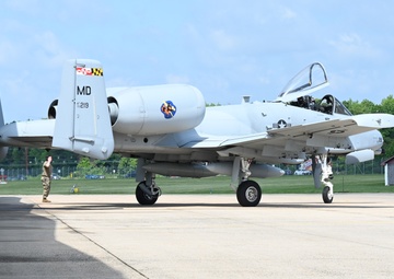 Two Maryland A-10s depart for Michigan as a part of the ongoing aircraft divestment