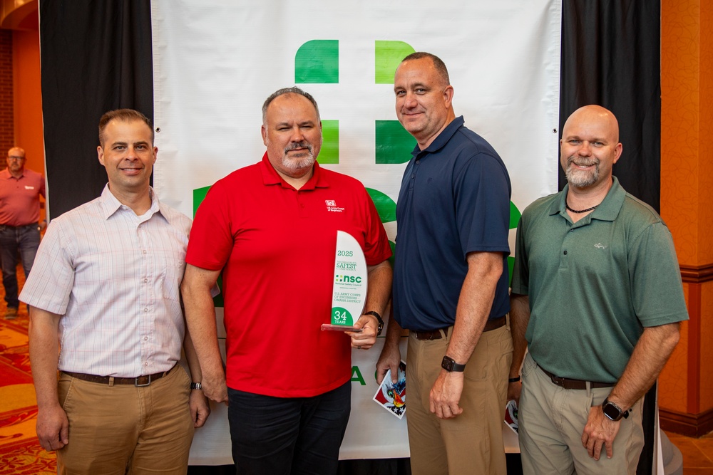 Omaha District honored for 34 years of safety