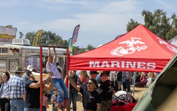U.S. Marines attend a Valley Center Stampede Rodeo and Memorial Festival
