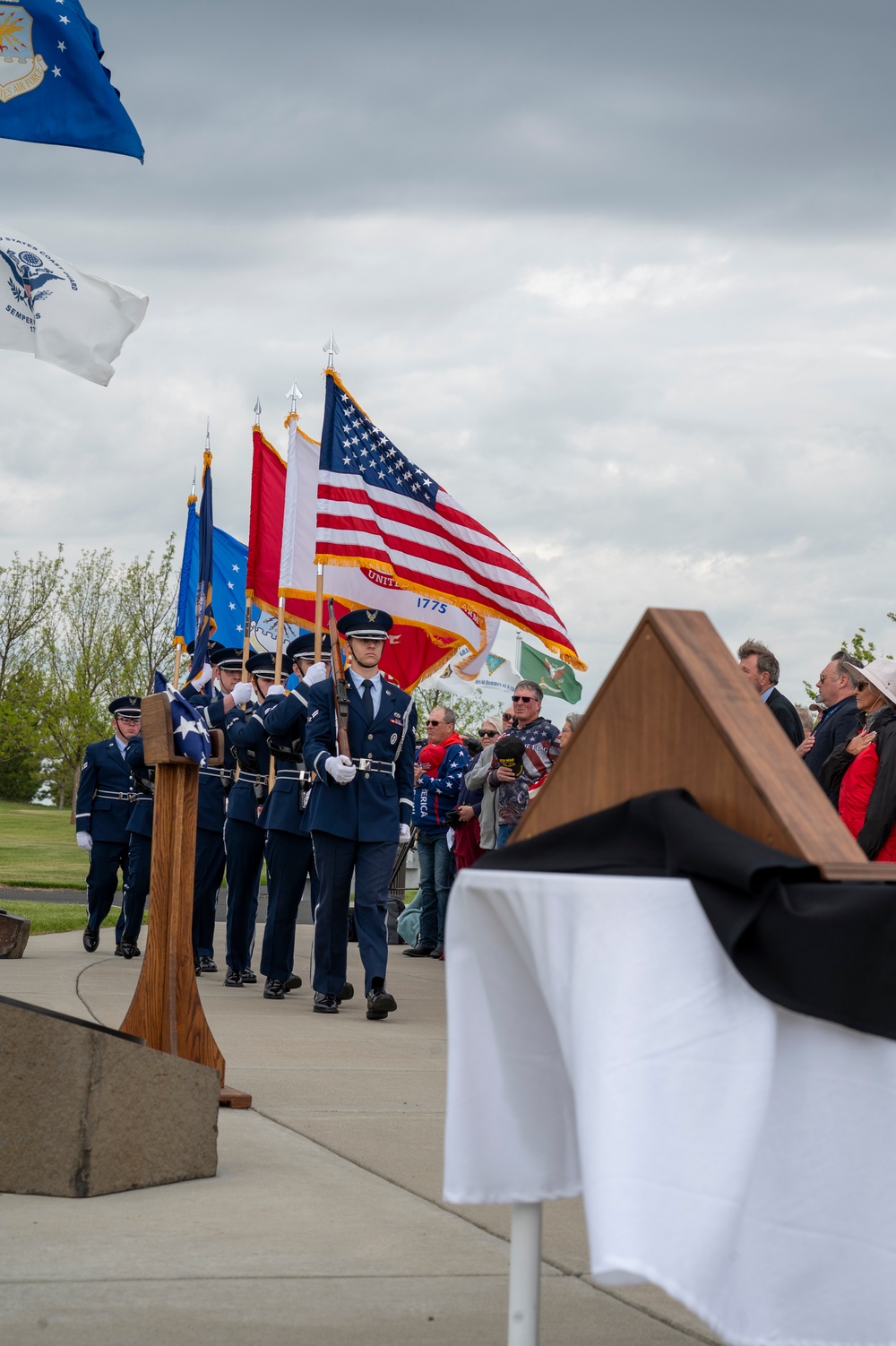 Washington State Veteran's Cemetery Memorial Day ceremony