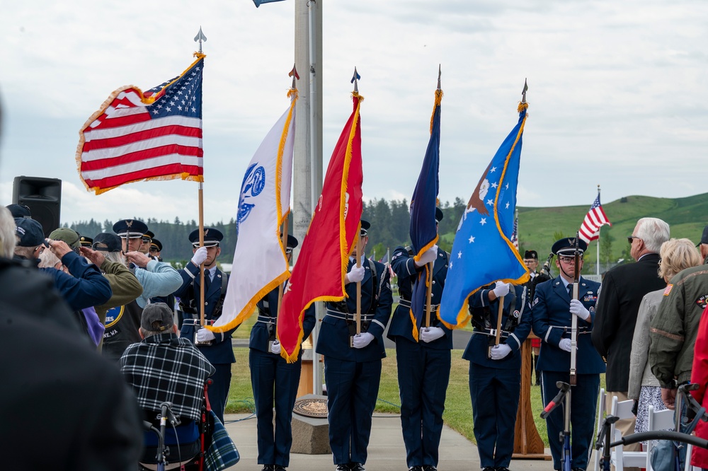 Washington State Veteran's Cemetery Memorial Day ceremony