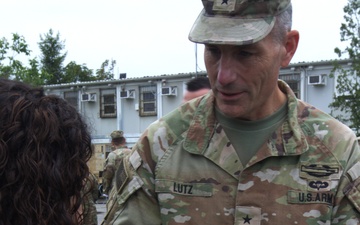 Kosovo President visits 28th ID soldiers during Immediate Response 25
