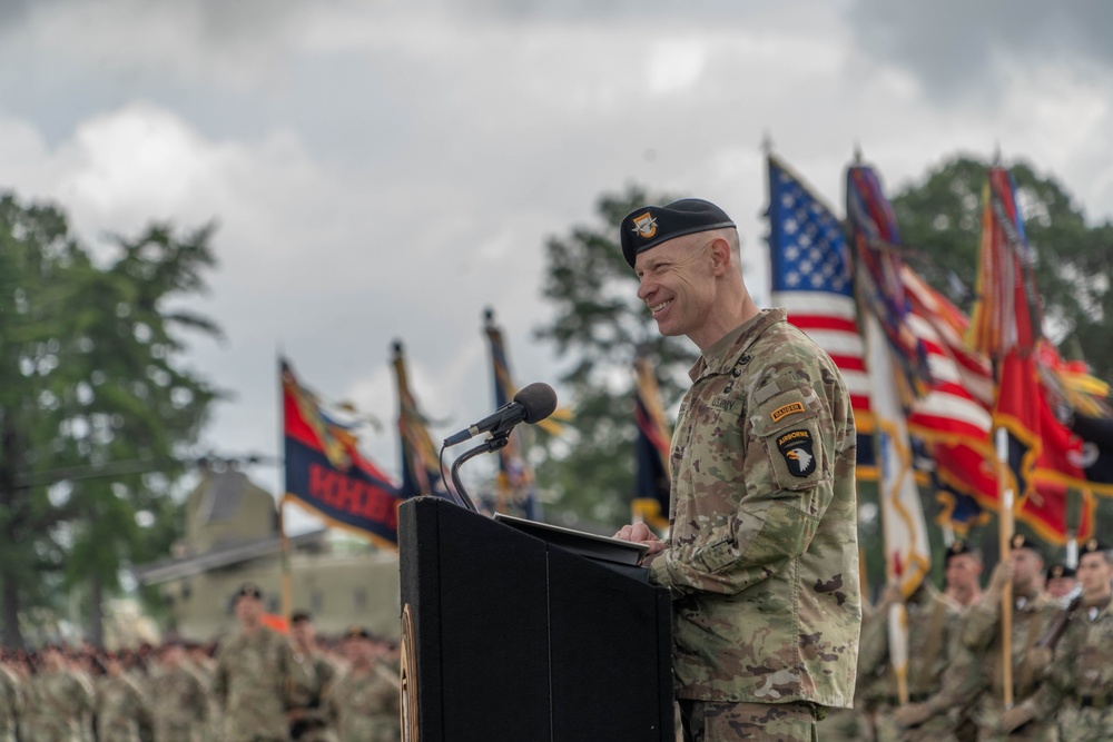 101st Airborne Division Change of Command 2025