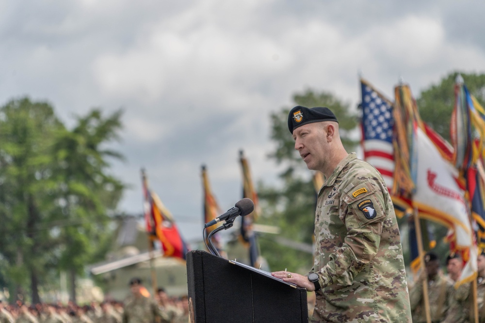 101st Airborne Division Change of Command 2025