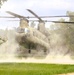 CH-47 Chinook crew helps Army Reserve competitors for Best Squad competition at Fort McCoy