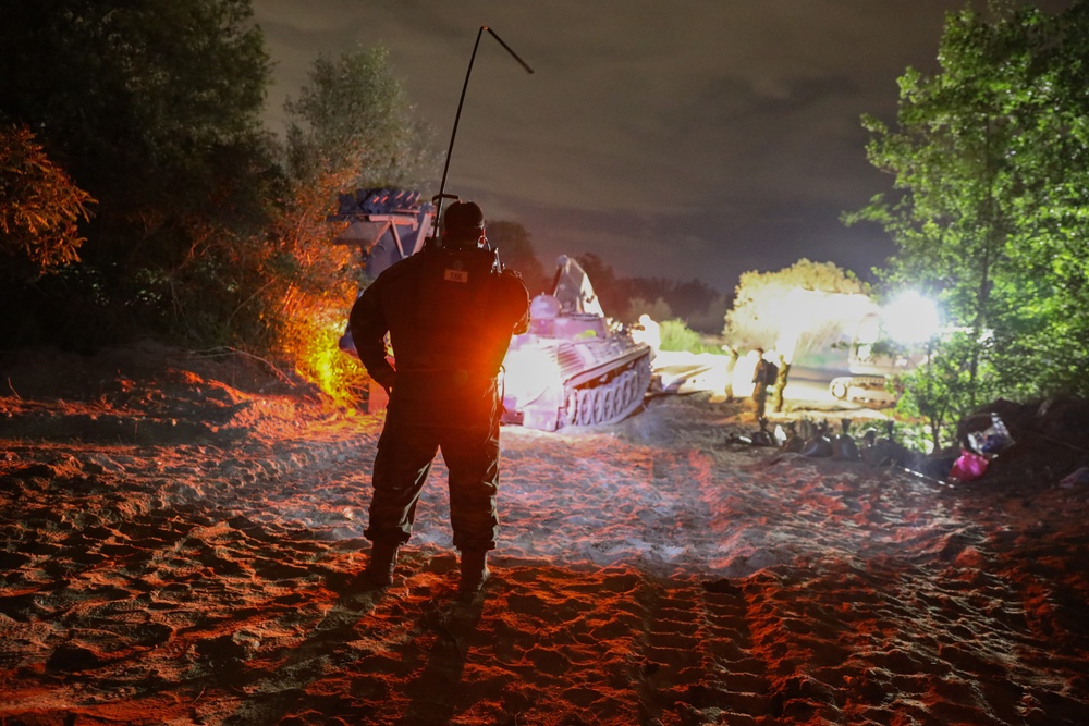 US and NATO allies conduct river crossing exercise