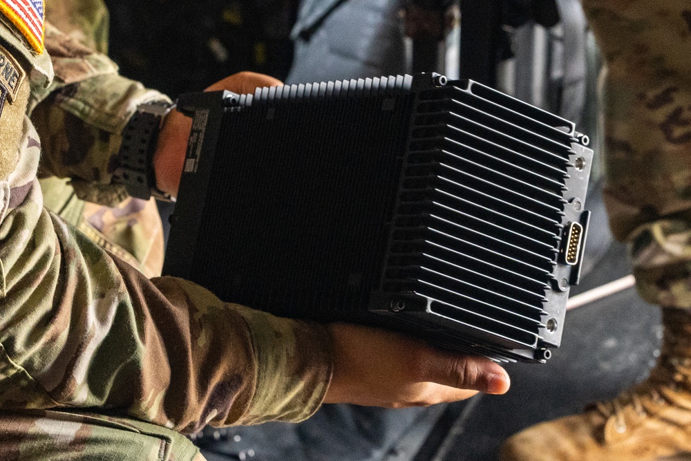 82nd Combat Aviation Brigade installs latest communication technology aboard aircraft platforms