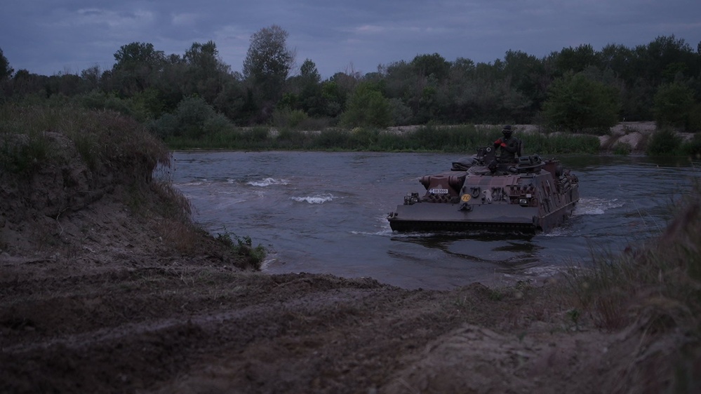 US and NATO allies conduct river crossing exercise