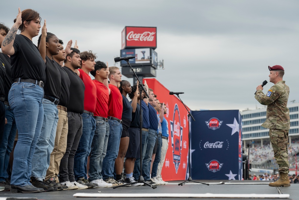 Veterans at Coca Cola 600 2025