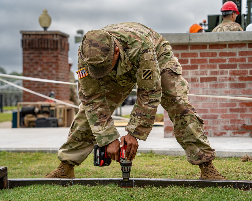 New Rocky the Bulldog Statues placed on Fort Stewart