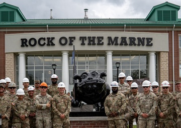 New Rocky the Bulldog Statues placed on Fort Stewart