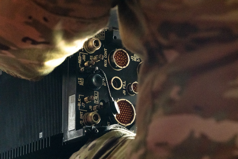 82nd Combat Aviation Brigade installs latest communication technology onto aircraft platforms