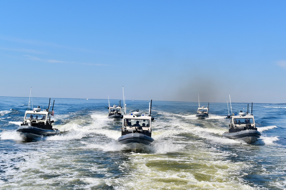 Port Security Unit 301 conducts waterside tactics