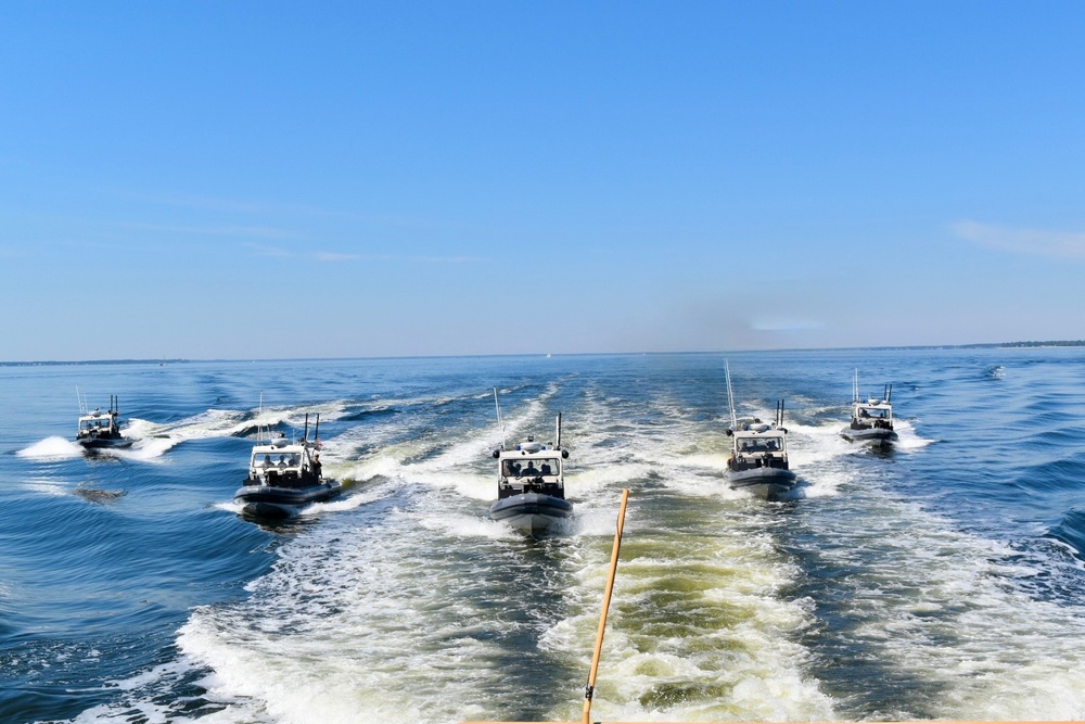 Port Security Unit 301 conducts waterside tactics