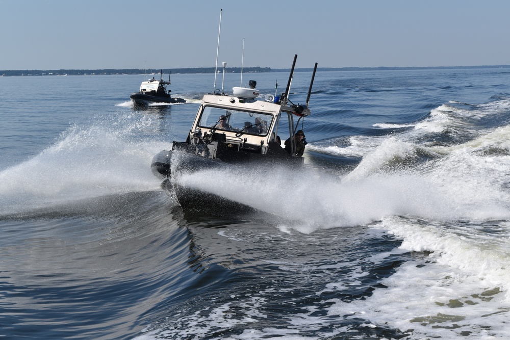 Port Security Unit 301 conducts waterside tactics
