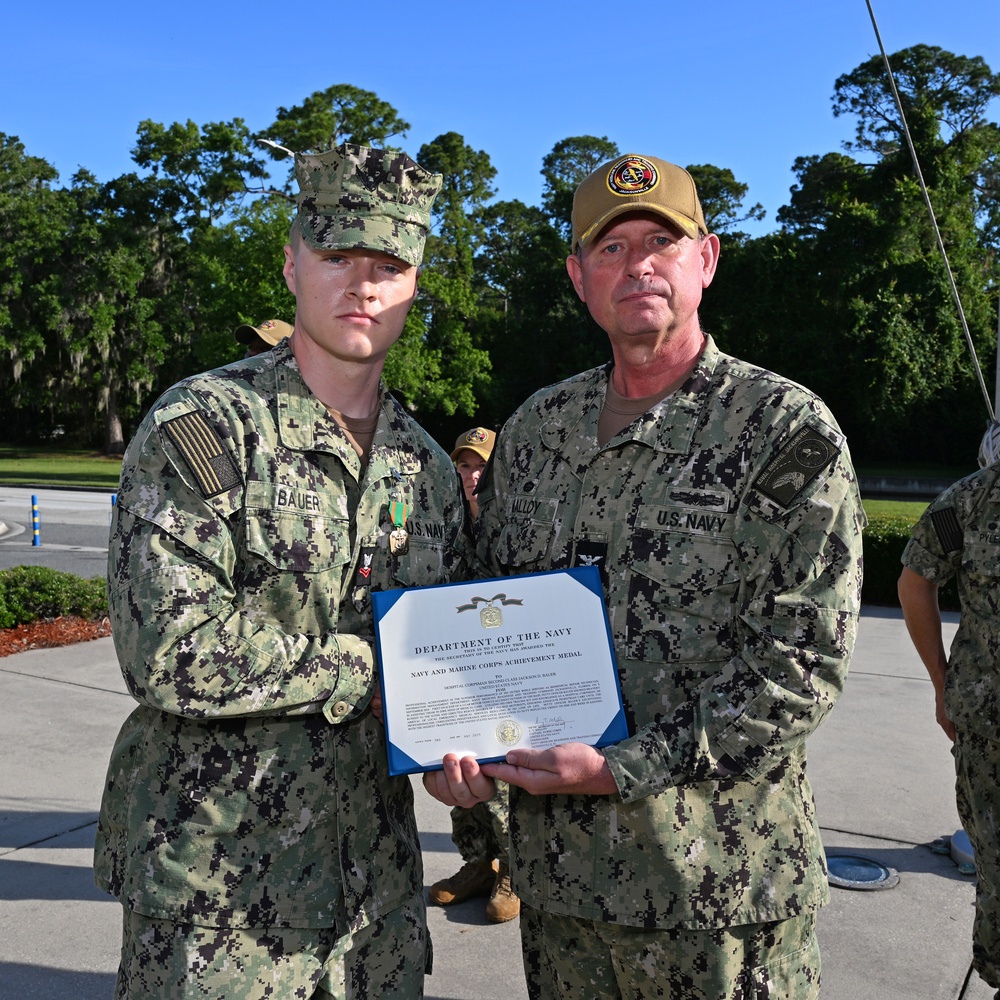 Awards Ceremony at Naval Hospital Jacksonville