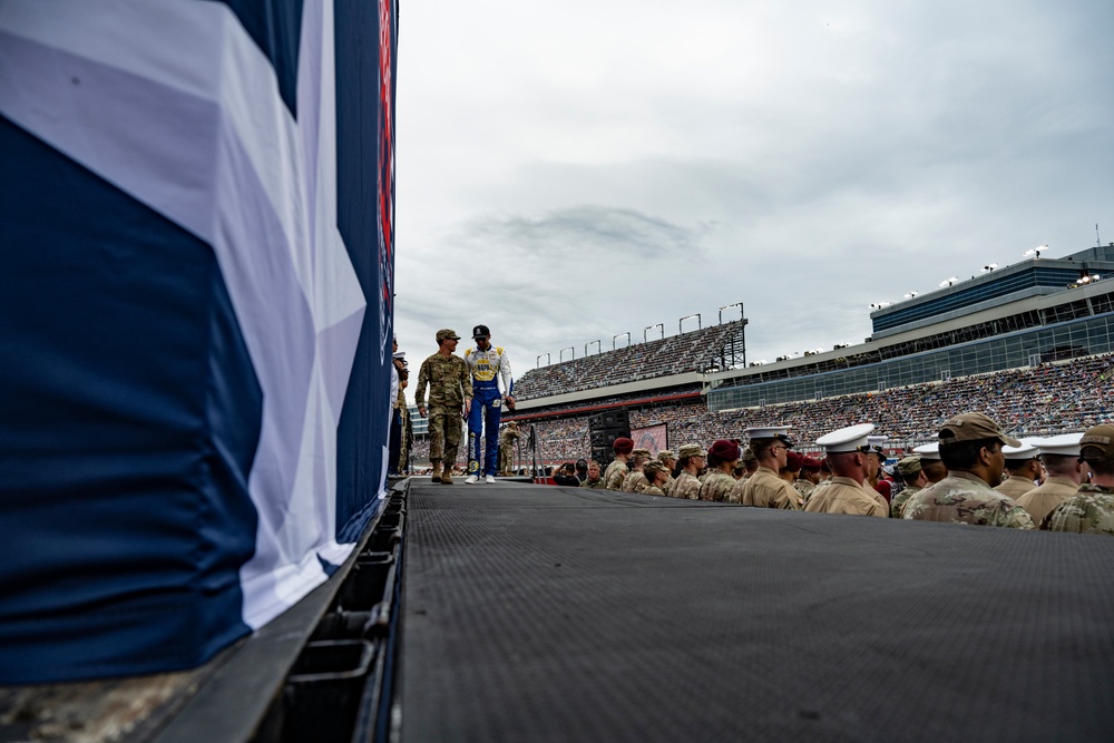 Veterans at Coca Cola 600 2025
