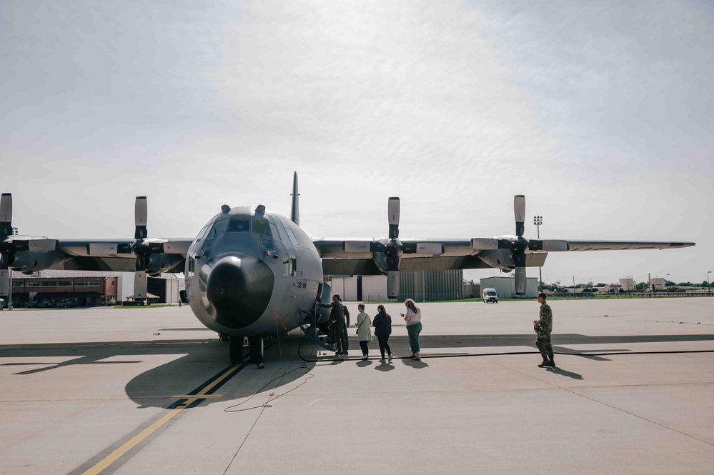 The 139th Airlift Wing takes local educators to the skies
