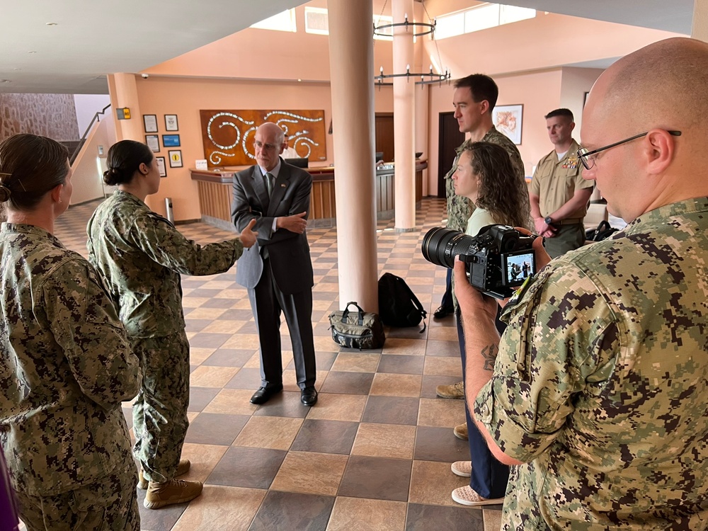 Ambassador Scott visits Cabo Verde for OE25